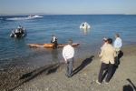 Aggelos Christoforidis reached Kos with kayak for the campaign titled “Thousand Miles”